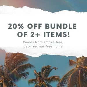 TAKE 20% OFF A BUNDLE OF 2+ ITEMS!